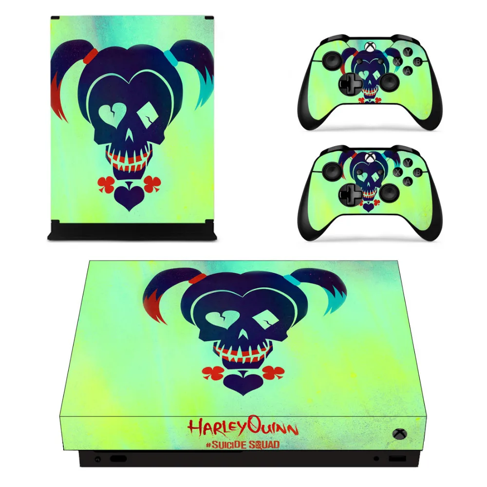 Suicide Squad Harley Quinn Skin Sticker For Xbox One X ConsoleSkins.co